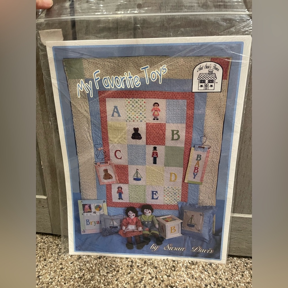 #550 “my favorite toys” pattern & instructions for how to do a punchneedle